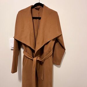 Women’s Suede Trench Coat Black